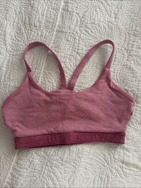 Pink Women's Seamless Sports Bra